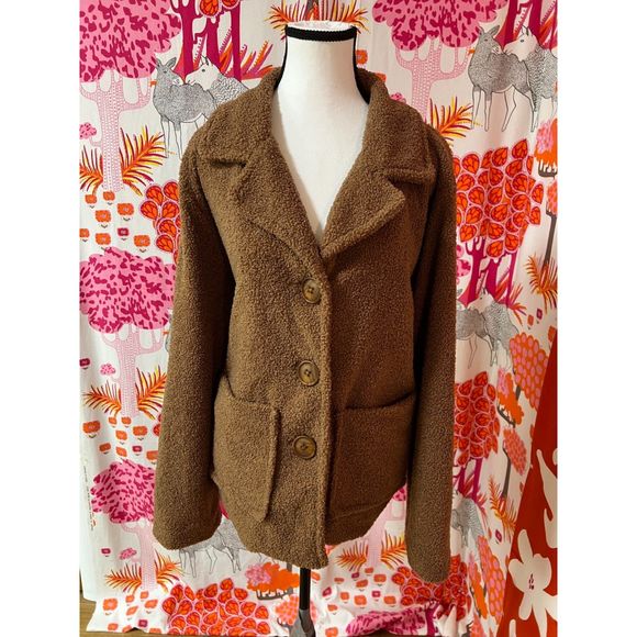 mododoc Los Angeles teddy coat. Size M. NWT - Picture 1 of 8
